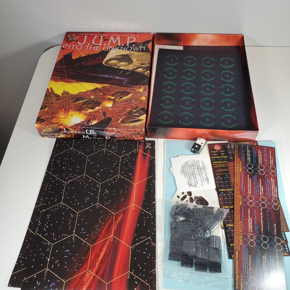JUMP Into The Unknown Space Conquest Board Game Justified Use of Military Power